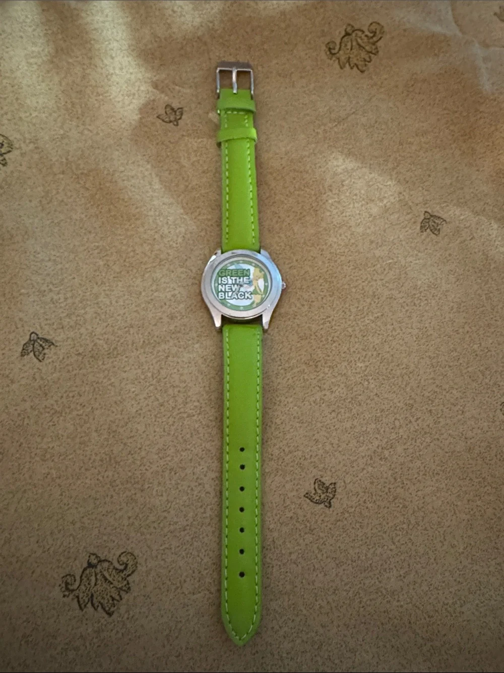 Needs batteries: Tinker Bell watch